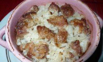 в горшочке курица с рисом