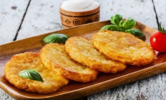 оладушки из картофельного пюре