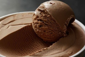 шоколадное мороженое дома