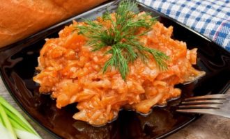 тушеная капуста в томате