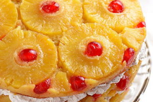 ананасовый торт бисквитный