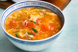 китайский суп с томатами