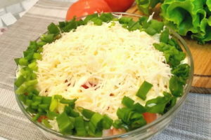 слоями майский салат